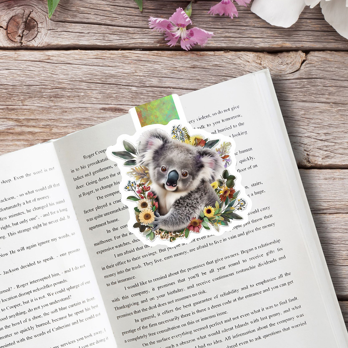 Magnetic Koala Bookmark Australian Gift with Optional Personalised Name! - Image 4