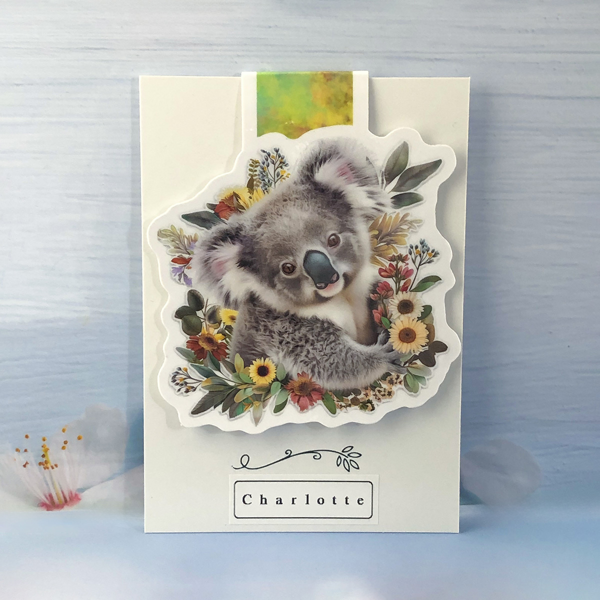 Magnetic Koala Bookmark Australian Gift with Optional Personalised Name! - Image 2