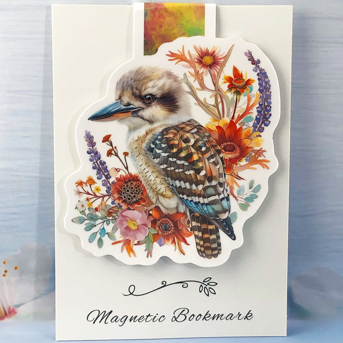 Magnetic Kookaburra Bookmark Australian Gift with Optional Personalised Name!