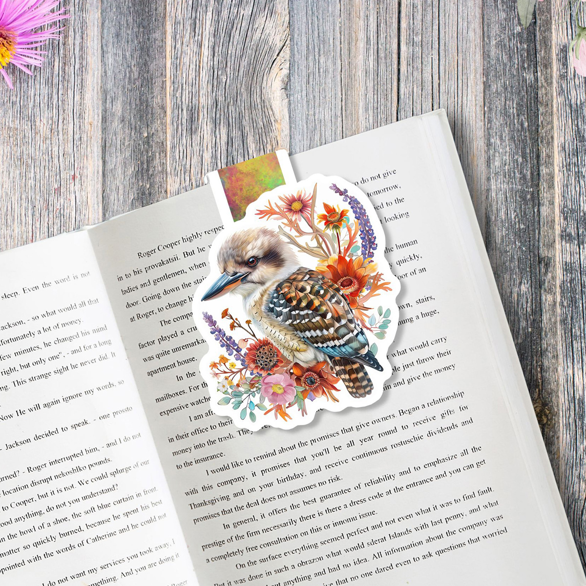 Magnetic Kookaburra Bookmark Australian Gift with Optional Personalised Name! - Image 4