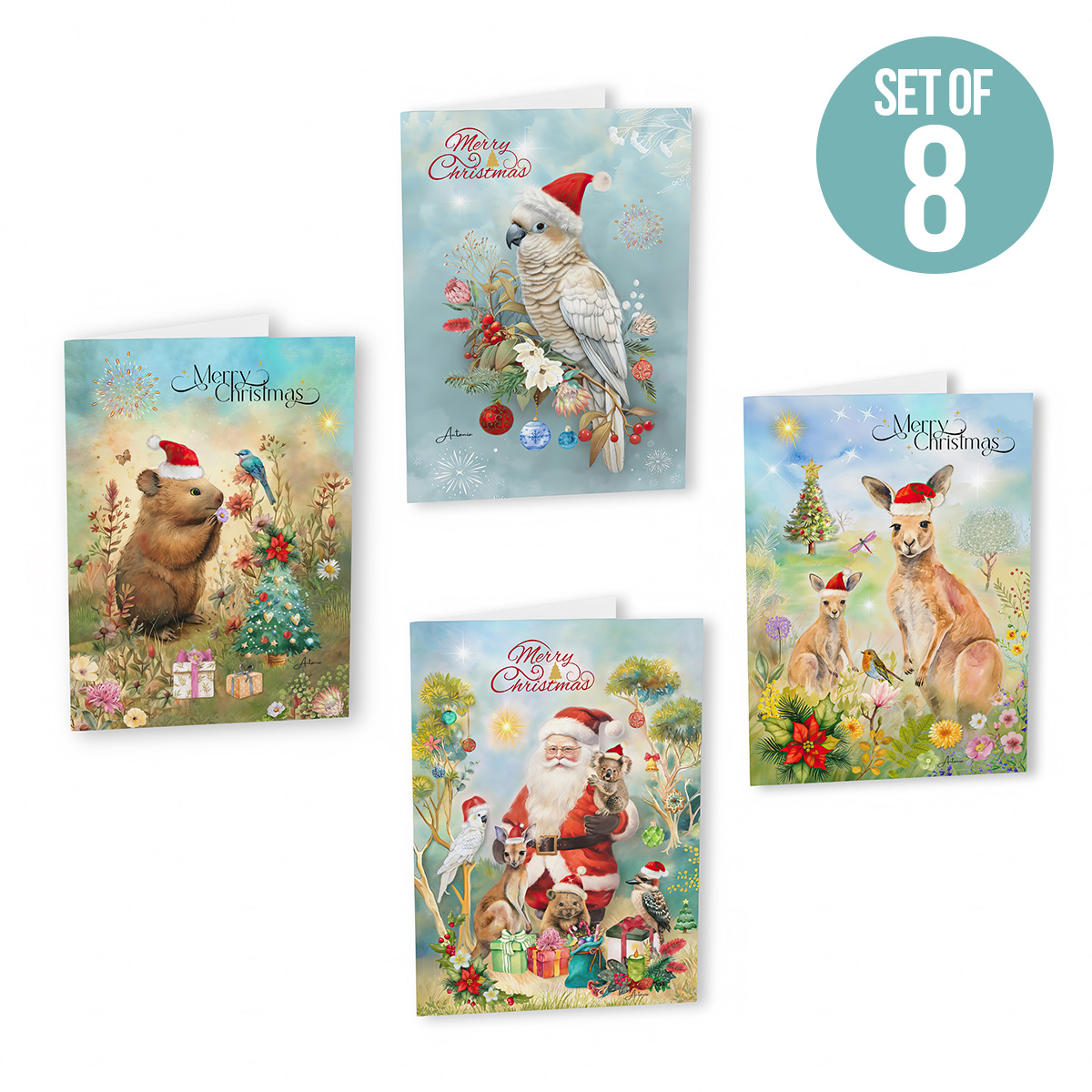 Aussie Animals Christmas Cards (Set of 8) - Image 11